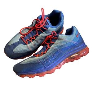 Nike AirMax 95 Dynamic Flywire Men's Blue & Red sneakers